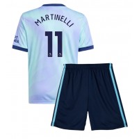 Arsenal Gabriel Martinelli #11 Tredje Dräkt Barn 2024-25 Kortärmad (+ Korta byxor)